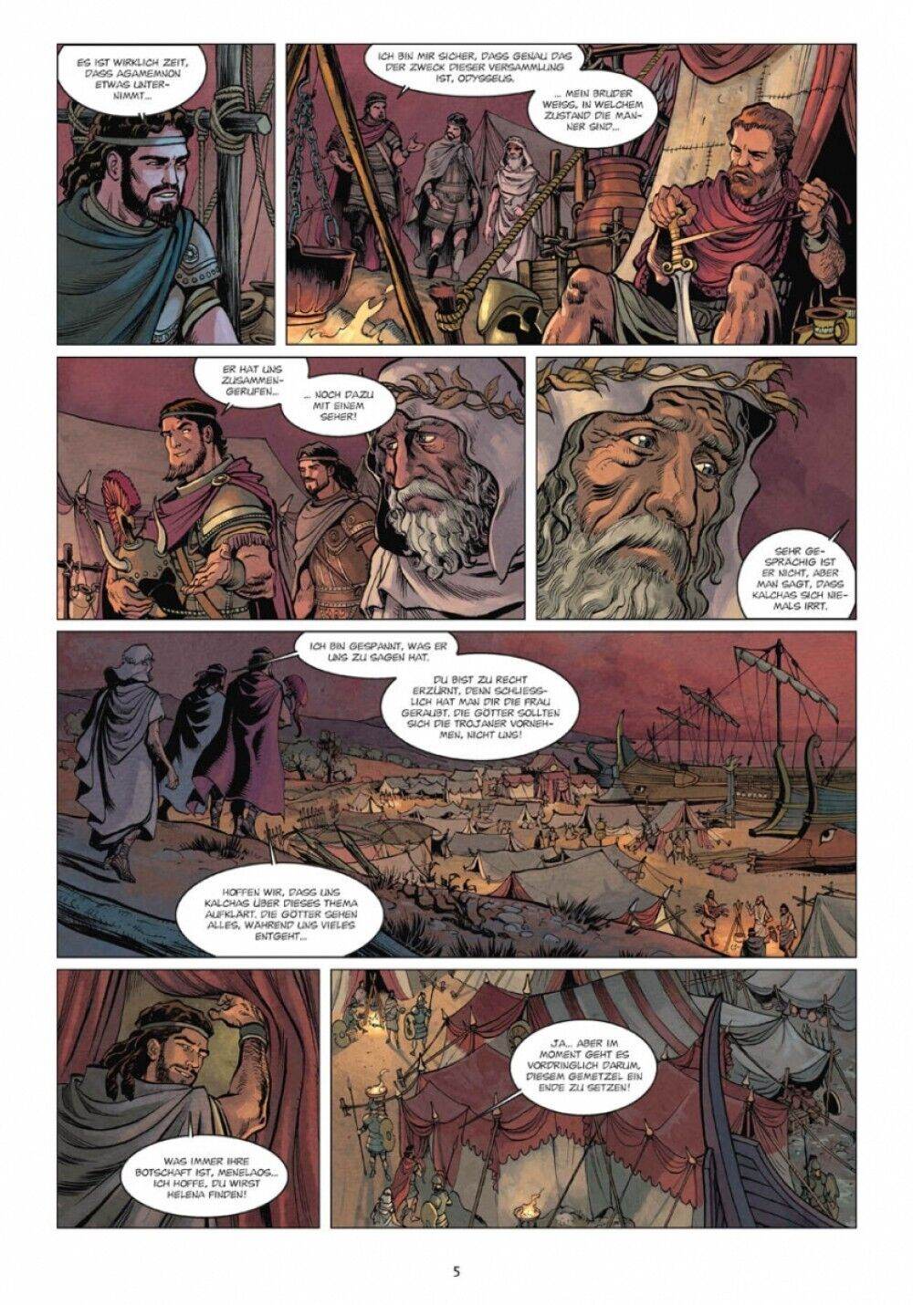 Mythen der Antike: Die Ilias (Graphic Novel) von Luc Ferry (2021, Neuauflage - Der Comixdealer