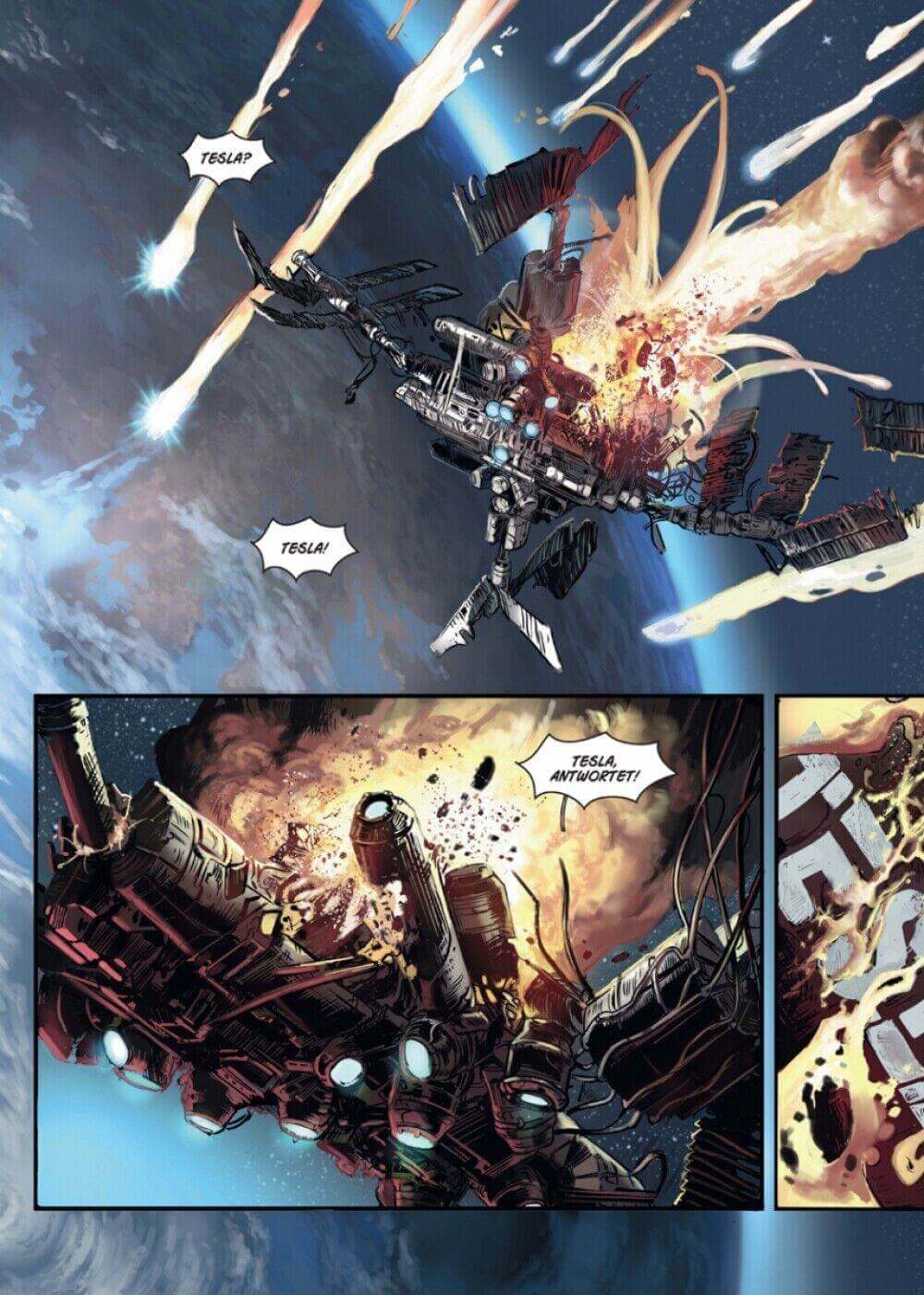 Splitter Jean-Luc Istin, Jesus Harvas Androiden 01 Wiederauferstehung Hardcover - Der Comixdealer
