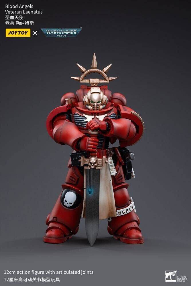 Warhammer 40k Actionfigur 1/18 Blood Angels Veteran Laenatus 12 cm Vorbestellung - Der Comixdealer
