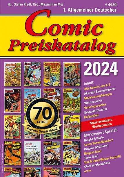 Comic Preiskatalog 2024 - Der Comixdealer
