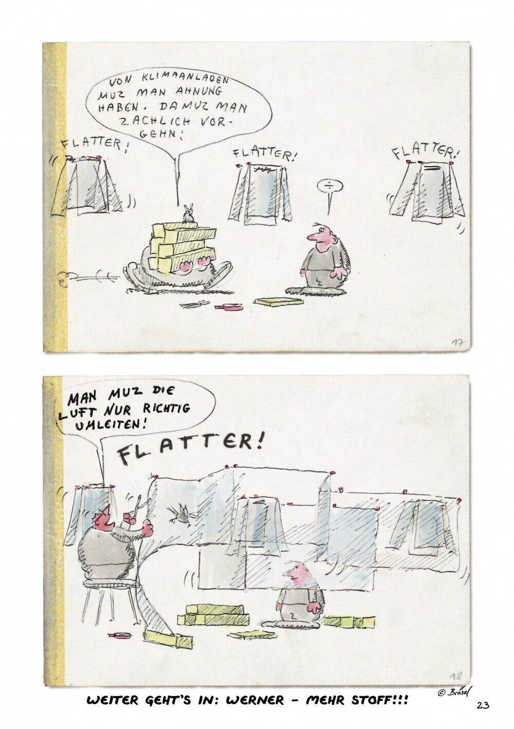 Werner Extrawurst 3 - Mehr Stoff / Bröseline Verlag / Brösel / Comic / Humor - Der Comixdealer