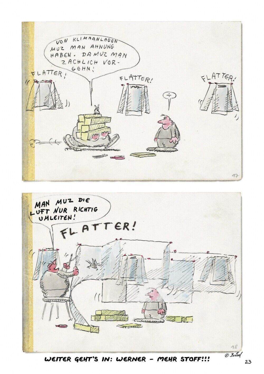 Werner Extrawurst 3 - Mehr Stoff / Bröseline Verlag / Brösel / Comic / Humor - Der Comixdealer