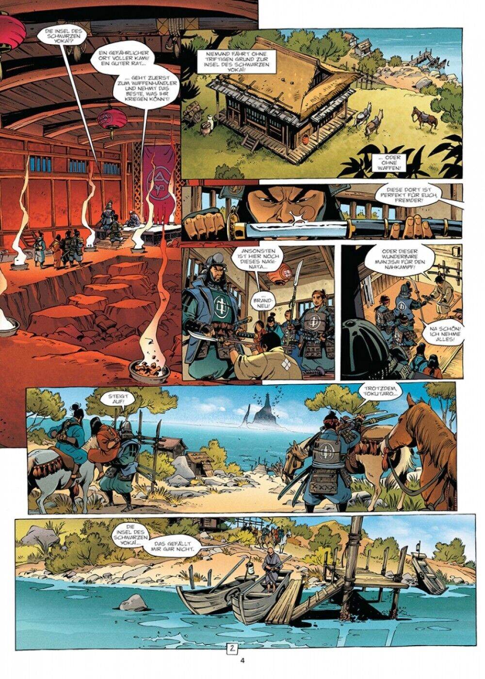 Samurai Legenden #7 - Die Insel des schwarzen Yokai / Splitter / comic / fantasy - Der Comixdealer