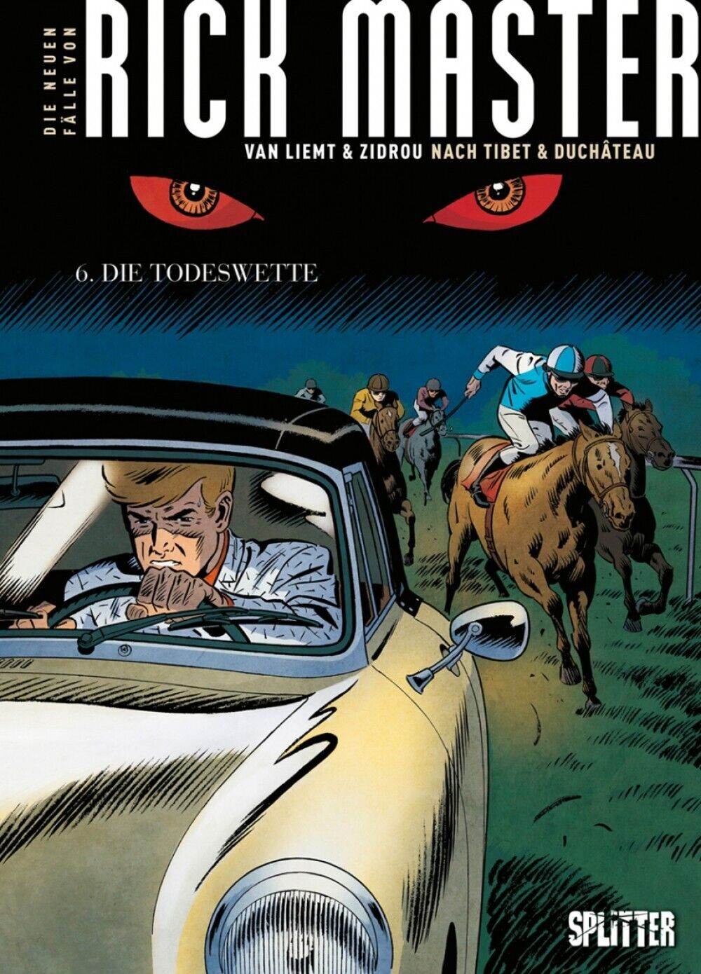 Rick Master - Neue Fälle 06 Die Todeswette /Splitter/ Zidrou /Krimi /Comic /NEU - Der Comixdealer