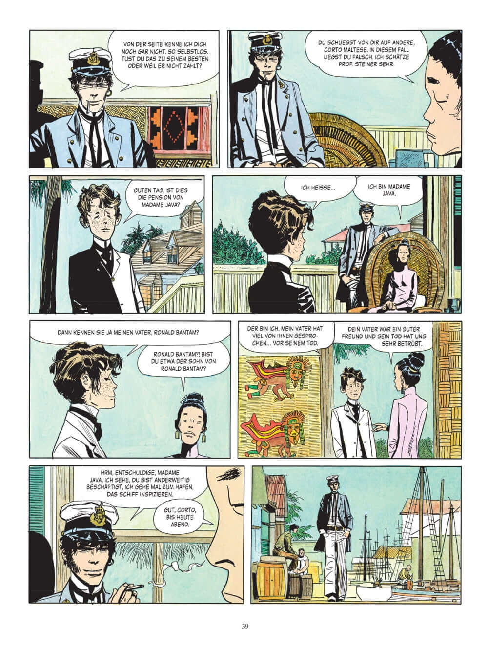 Corto Maltese 02 (farbig) Im Zeichen des Steinbocks