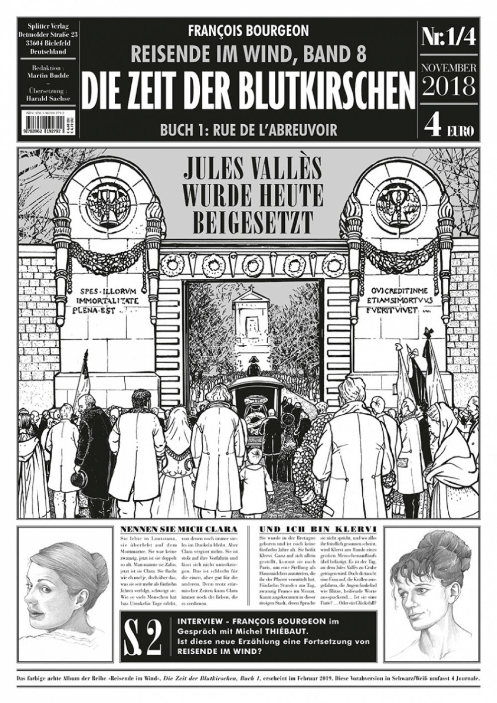 Reisende im Wind 8 - Journal 1 - Jules Vallès wurde heute beigesetzt