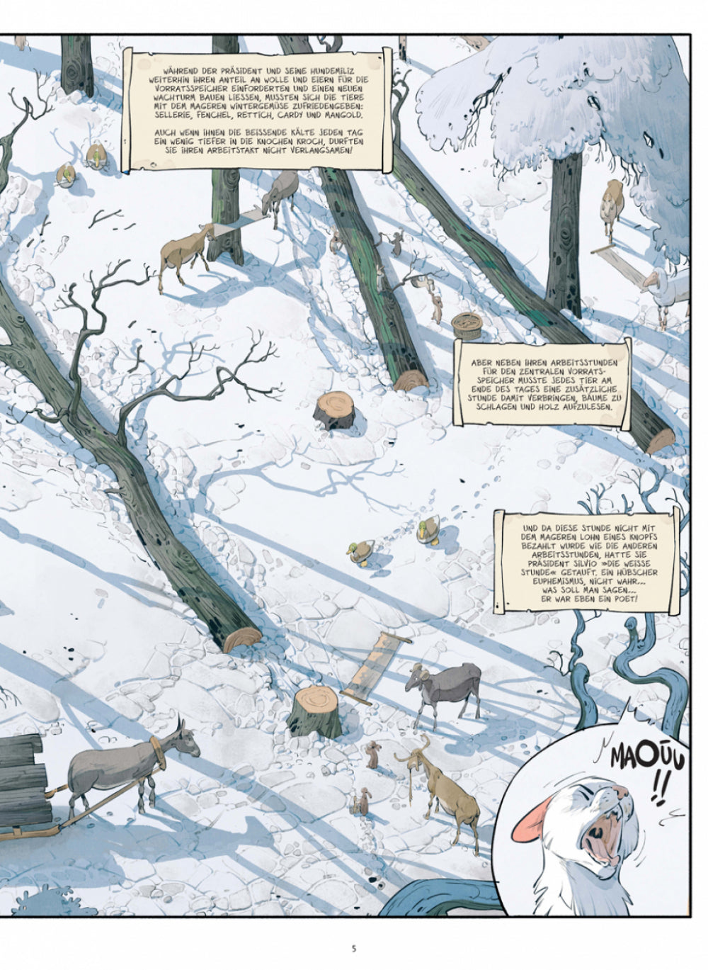 Schloss der Tiere #2 (Neuauflage) Margeriten im Winter