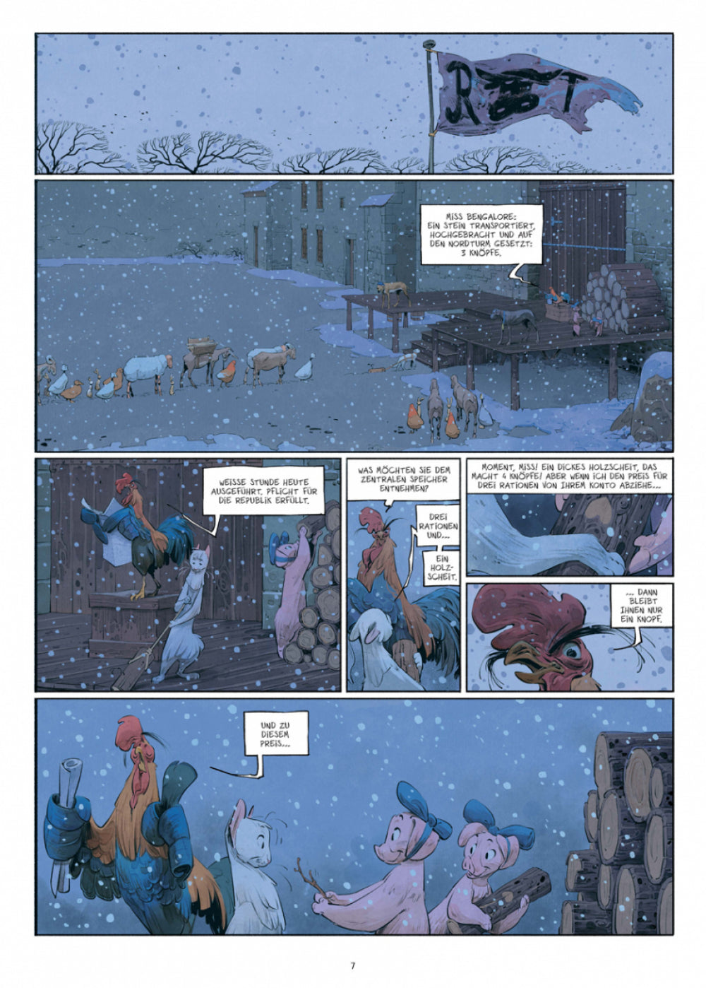 Schloss der Tiere #2 (Neuauflage) Margeriten im Winter