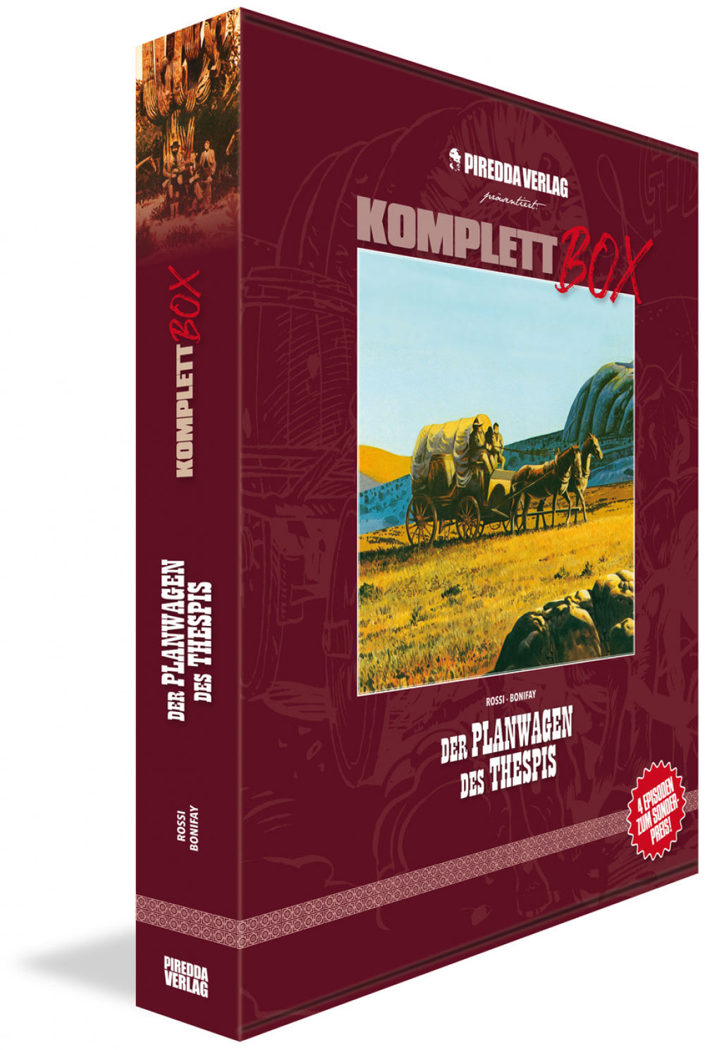 Der Planwagen des Thespis Komplett-Box - Bände 1-4 zum Sonderpreis
