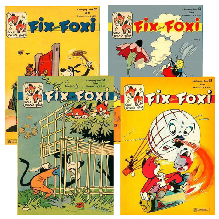 Fix und Foxi 55 - 58