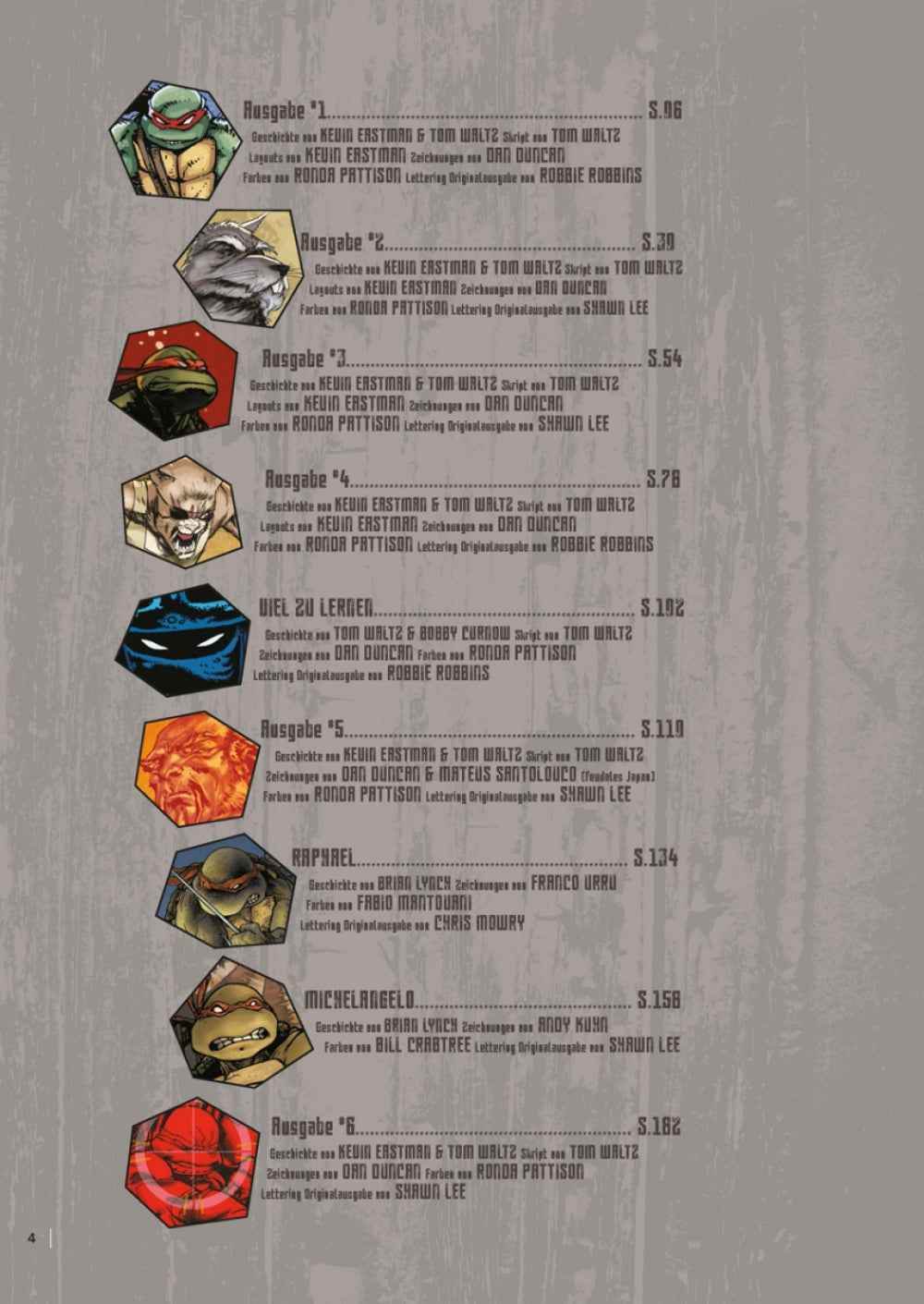 Teenage Mutant Ninja Turtles Splitter Collection 01 - Der Comixdealer