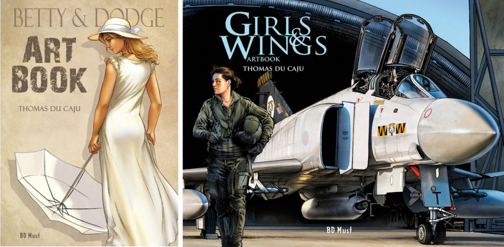 Collection Artbook Du Caju – Artbook Betty & Dodge + Artbook Girls & Wings