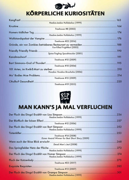 The Simpsons: Treehouse of Horror Necronomnibus 2 Bösenachtgeschichten für Biester und Monster - Der Comixdealer