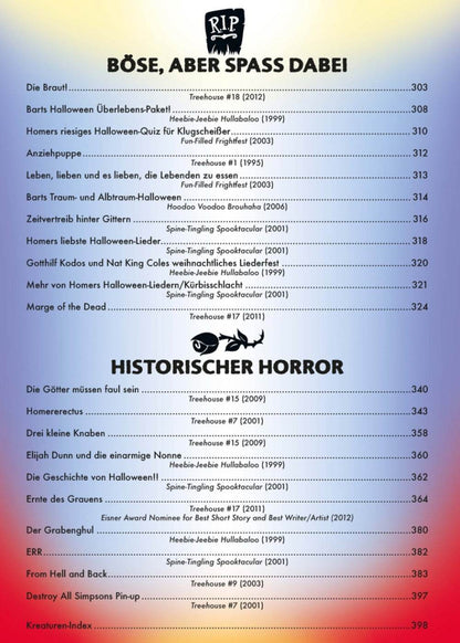 The Simpsons: Treehouse of Horror Necronomnibus 2 Bösenachtgeschichten für Biester und Monster - Der Comixdealer