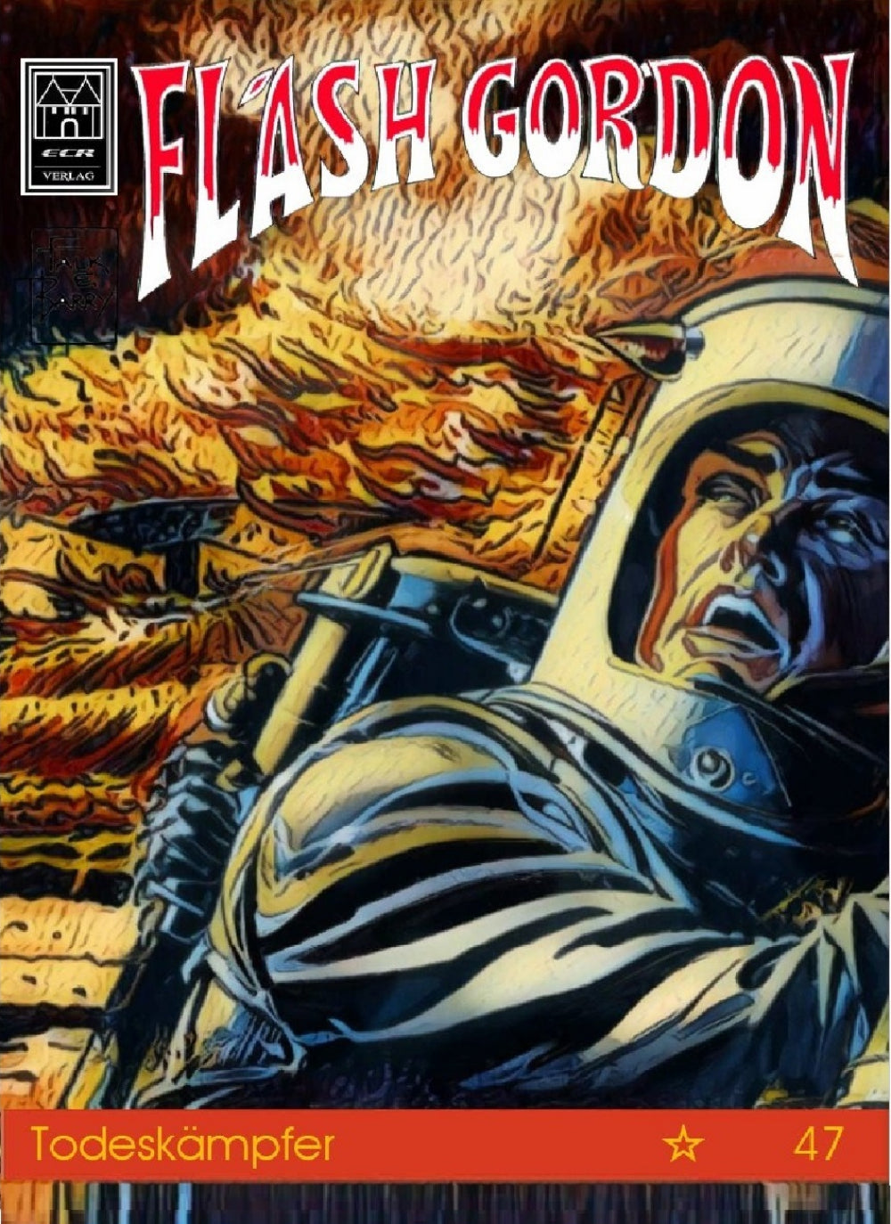 Flash Gordon - 47. Abenteuer (ECR Verlag) - Astronaut Cover - Todeskämpfer - Merkurbeben für Joann Todd