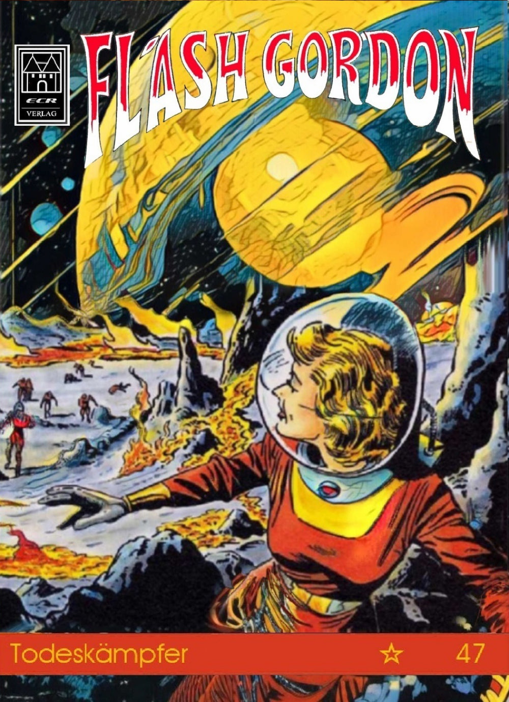 Flash Gordon - 47. Abenteuer - Variantcover (ECR Verlag) - Todeskämpfer - Merkurbeben für Joann Todd