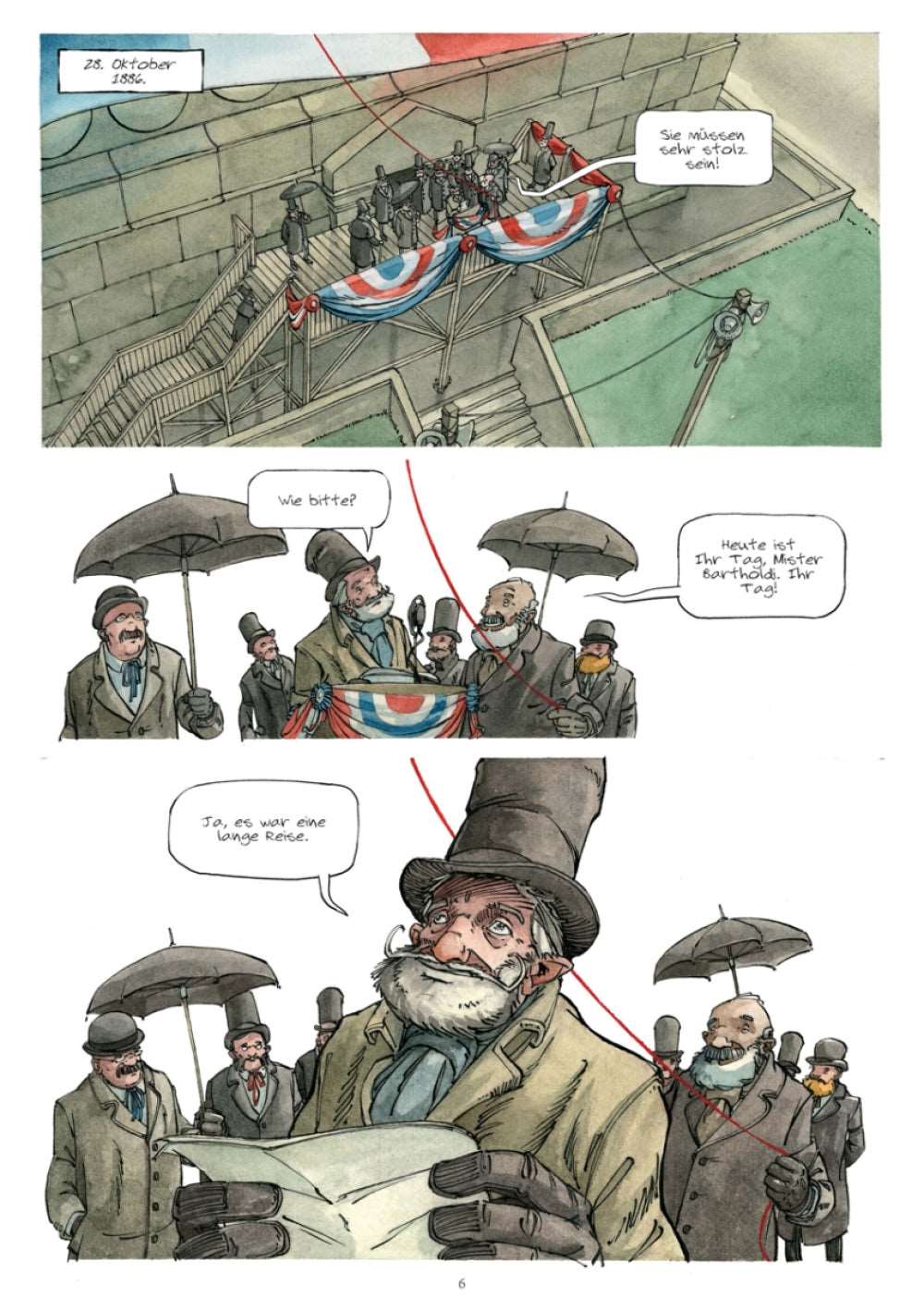 Liberty Die Geschichte der Freiheitsstatue als Graphic Novel