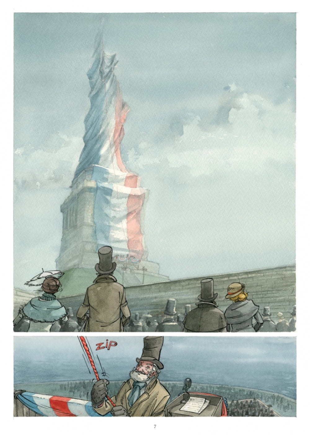 Liberty Die Geschichte der Freiheitsstatue als Graphic Novel