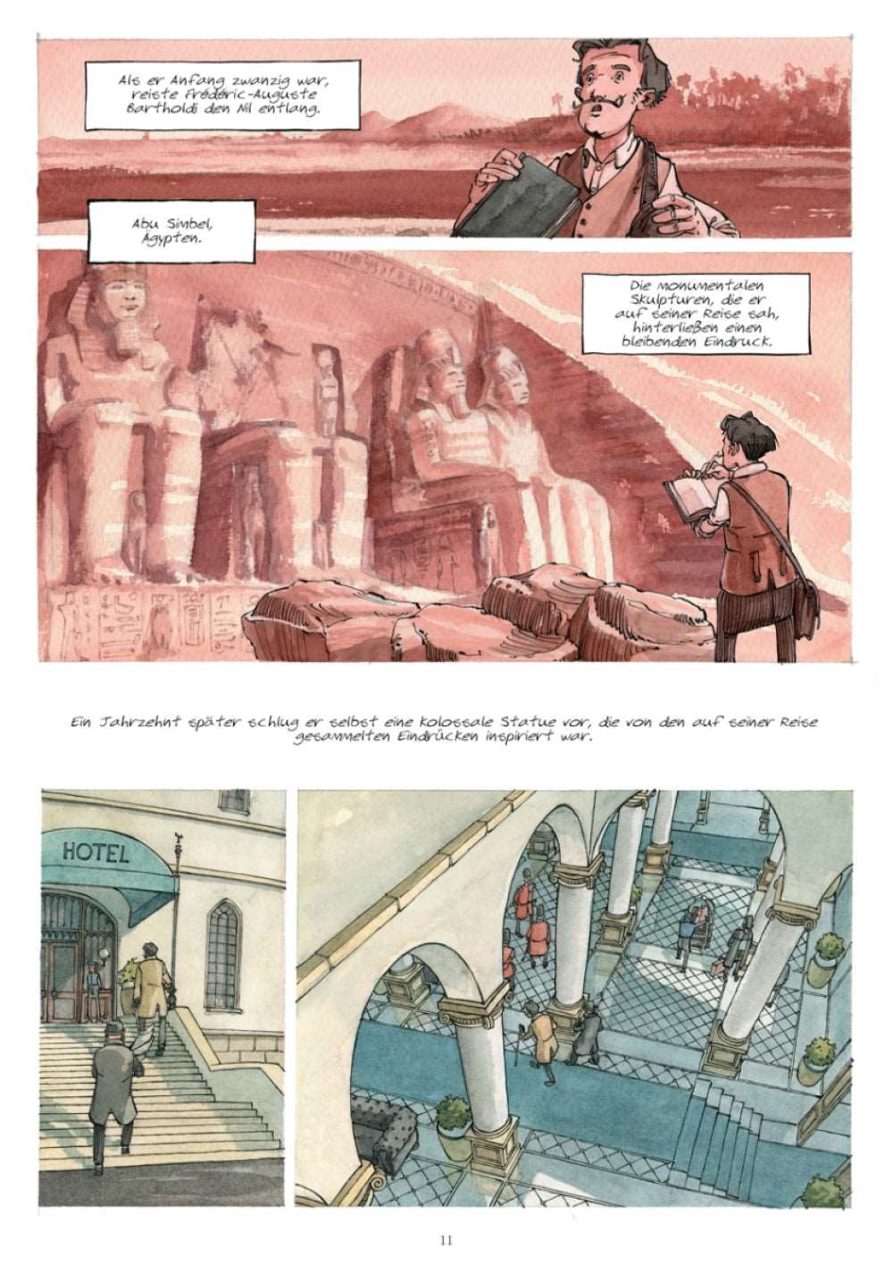 Liberty VZA Die Geschichte der Freiheitsstatue als Graphic Novel