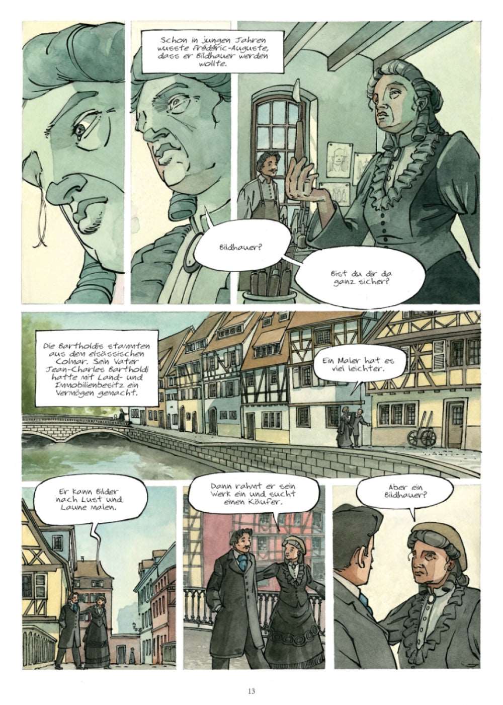 Liberty VZA Die Geschichte der Freiheitsstatue als Graphic Novel