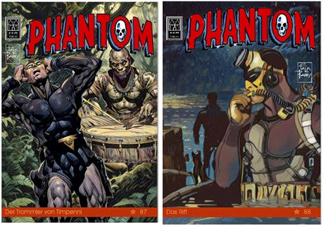 Phantom 89.-90. Abenteuer (ECR Verlag) 2 Hefte im Set