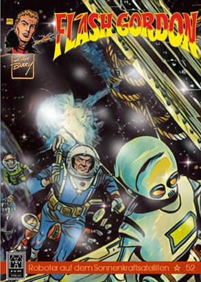 Flash Gordon - 52. Abenteuer Variantcover (ECR Verlag) Roboter auf dem Sonnenkraftsatelliten