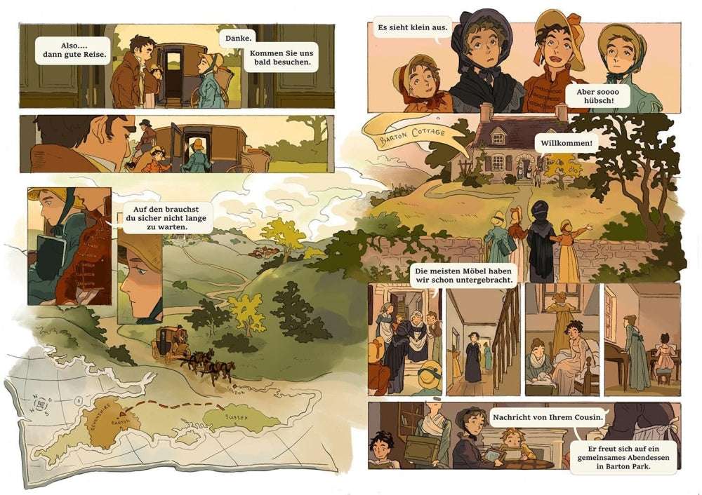 Verstand und Gefühl Die Graphic Novel nach Jane Austen