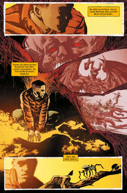 Killadelphia #5 - Zuhause ist es am schönsten Comicseite mit Horror-Elementen und dystopischen Illustrationen.