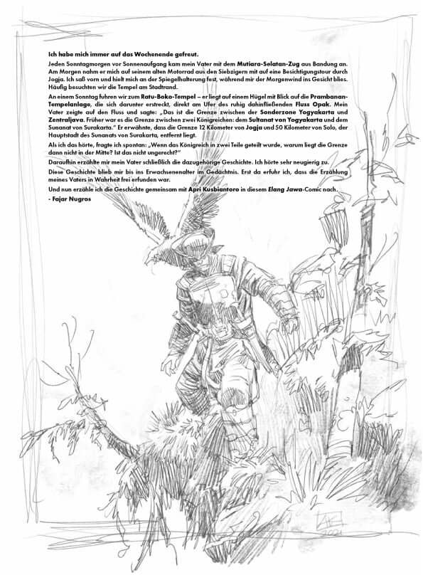 Elang Jawa #1 Der Pirat von Pasar Setan Illustration aus dem indonesischen Fantasy Comic.