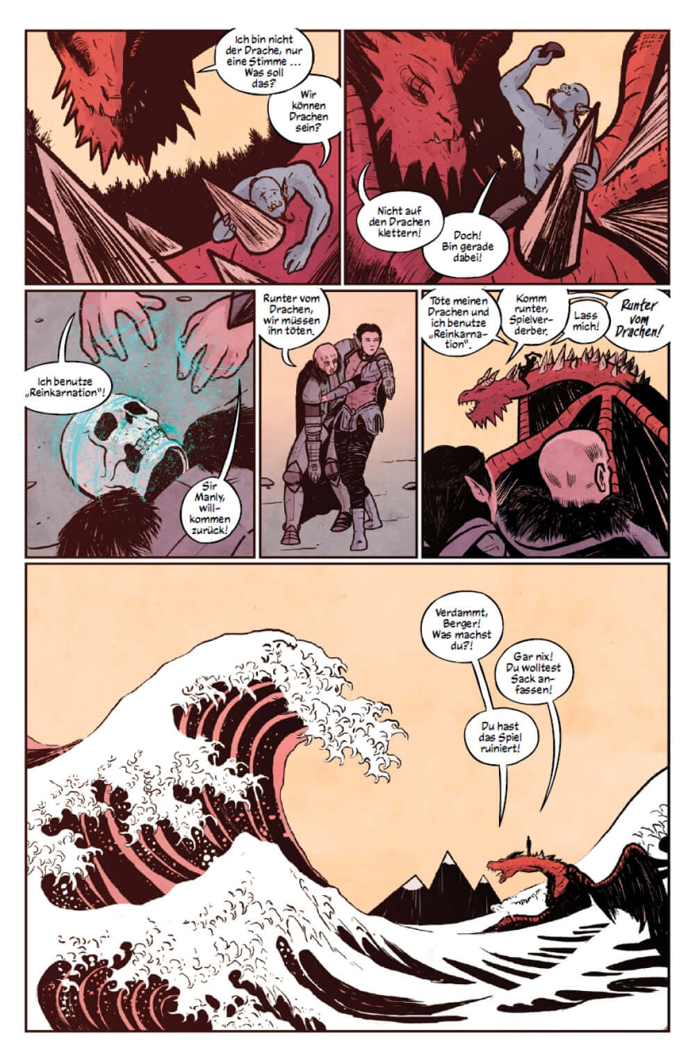 4 Kids walk into a bank SC comic page featuring action, characters, and dramatic scenes in vibrant colors.