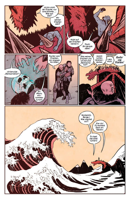 4 Kids walk into a bank SC comic page featuring action, characters, and dramatic scenes in vibrant colors.