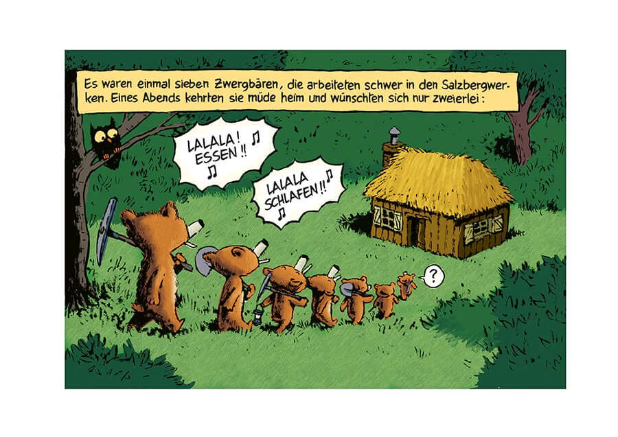 Zwergbären #1 - Das tapfere Prinzlein und die sieben Zwergbären