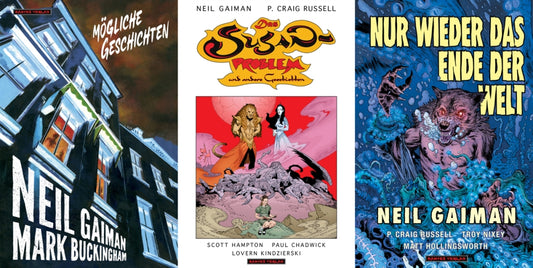 Das Neil Gaiman Bibliothek-Bundle (3 Bände) Mögliche Geschichten / Das Susan-Problem / Nur wieder das Ende der Welt
