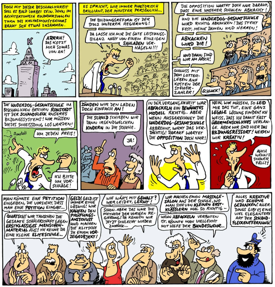 Gisela #3 - Mission Possible comic strip showcasing humor and everyday situations in a vibrant, colorful layout.