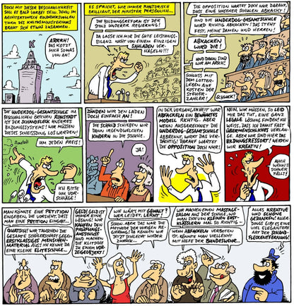 Gisela #3 - Mission Possible comic strip showcasing humor and everyday situations in a vibrant, colorful layout.