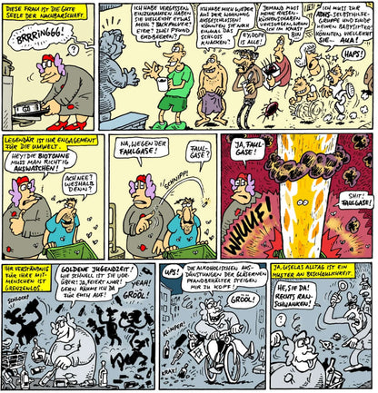 Gisela #3 - Mission Possible comic strip featuring humorous scenes from everyday life.
