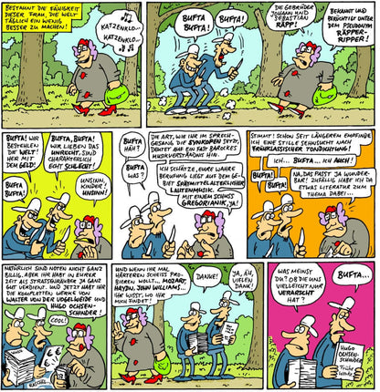 Gisela #3 - Mission Possible comic strip featuring humorous interactions among characters in a park.