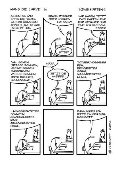 Hans die Larve #5 - Haarlos