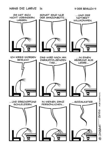 Hans die Larve #5 - Haarlos