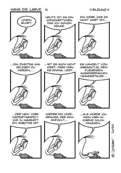 Hans die Larve #5 - Haarlos