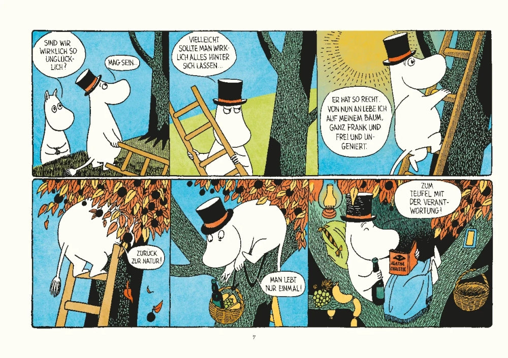 Mumin beginnt ein neues Leben