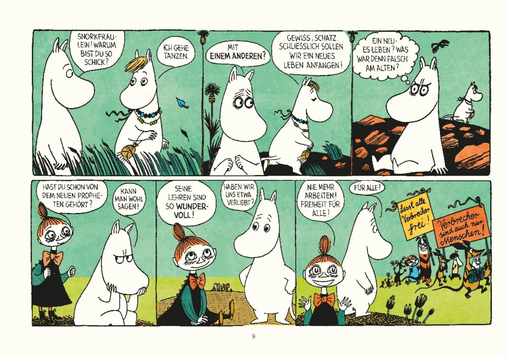 Mumin beginnt ein neues Leben