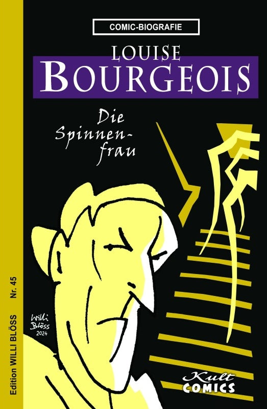 Comic-Biografie - Louise Bourgeois – Die Spinnenfrau – Cover