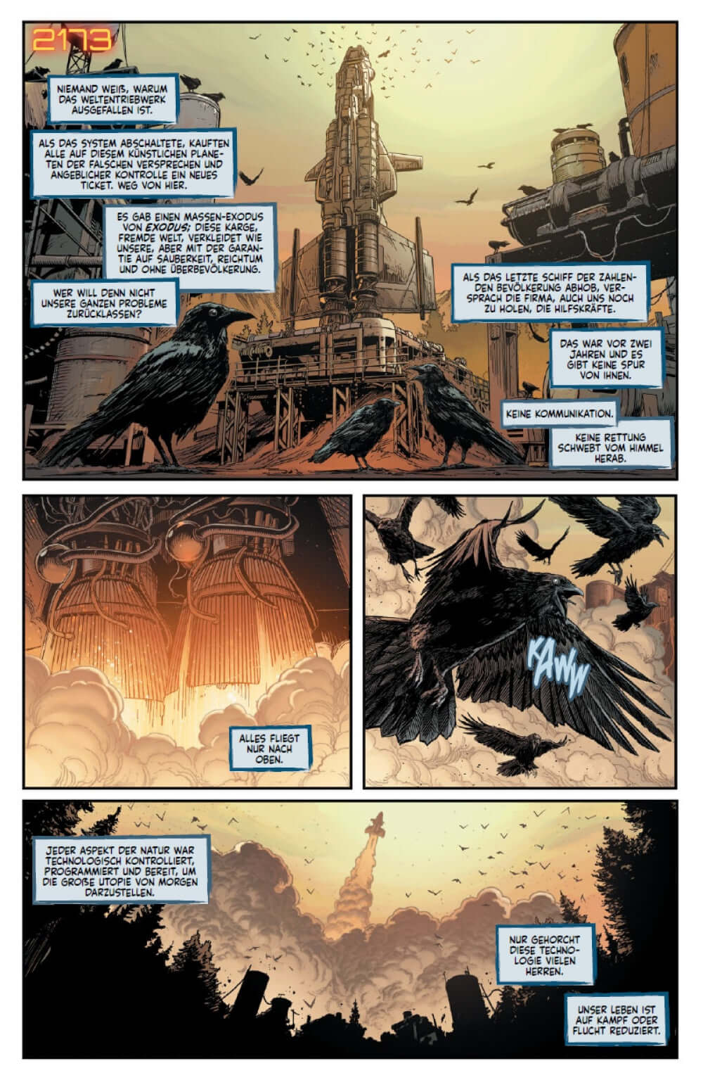 Rook Exodus HC - Rook und Dire Wolf