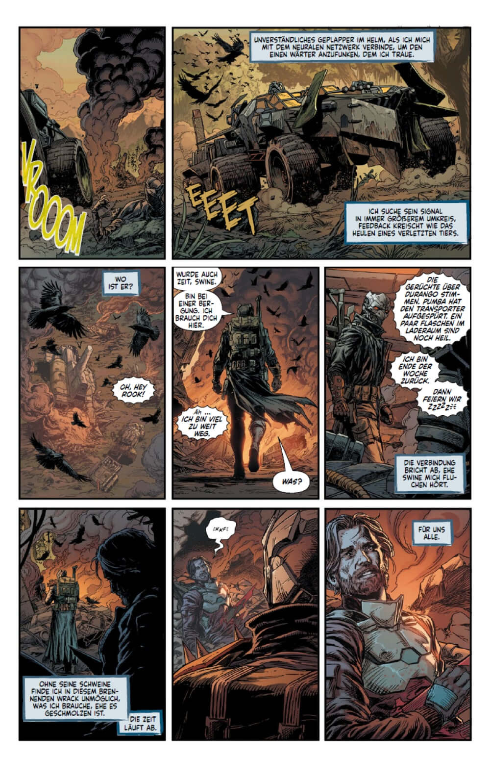 Rook Exodus HC - Rook und Dire Wolf