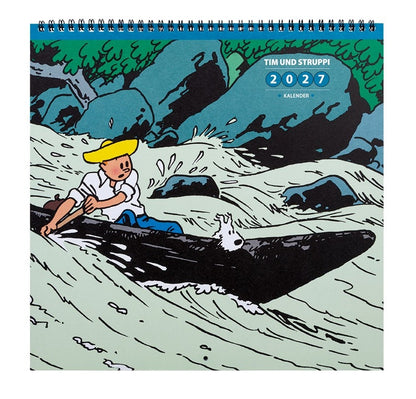 Tim & Struppi Wandkalender 2027 – Cover