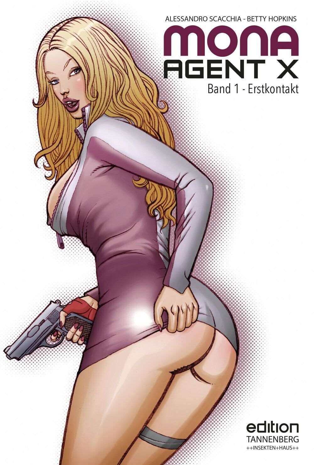 Mona Agent X Erstkontakt - Insektenhaus /Alessandro Scacchia/Comic/ Erotic / NEU - Der Comixdealer