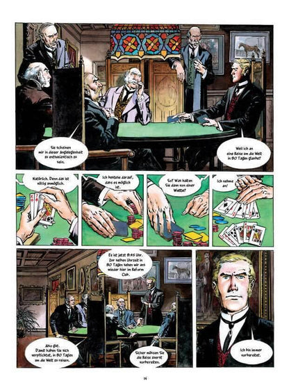 Classicomics #1- In 80 Tagen um die Welt & Die Reise zum Mittelpunkt der Erde HC - Der Comixdealer