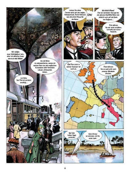 Classicomics #1- In 80 Tagen um die Welt & Die Reise zum Mittelpunkt der Erde HC - Der Comixdealer