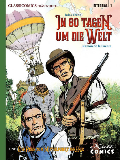 Classicomics #1- In 80 Tagen um die Welt & Die Reise zum Mittelpunkt der Erde HC - Der Comixdealer